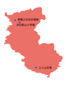 和歌山県の主な玉出土遺跡位置